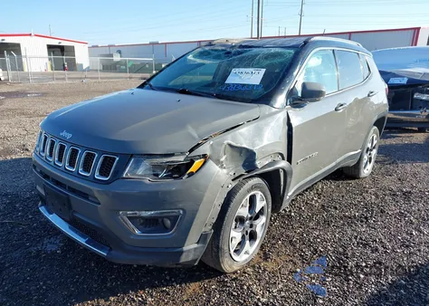 2021 Jeep Compass Limited 4X4 z USA, uszkodzony, nr VIN 3C4NJDCB6MT601624
